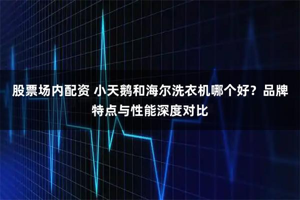 股票场内配资 小天鹅和海尔洗衣机哪个好？品牌特点与性能深度对比